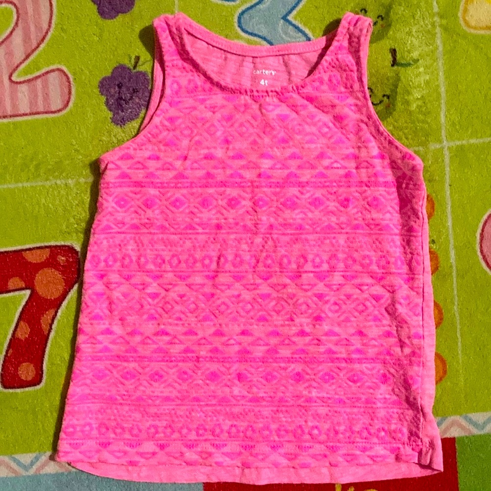 Carter's Pink Kids Tank Top